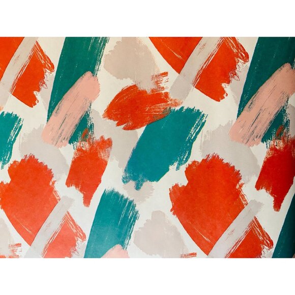 Hallmark Wrapping Paper Christmas Color Paint Brushstrokes 40 sq ft Roll Holiday - Picture 1 of 2